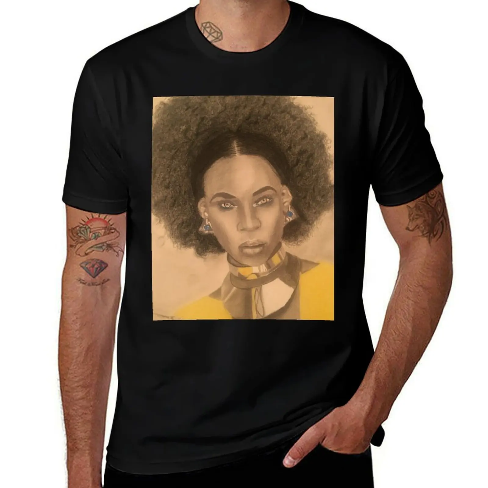 

divine nubian T-Shirt t shirts for man cotton soft man t shirts graphic T-Shirt