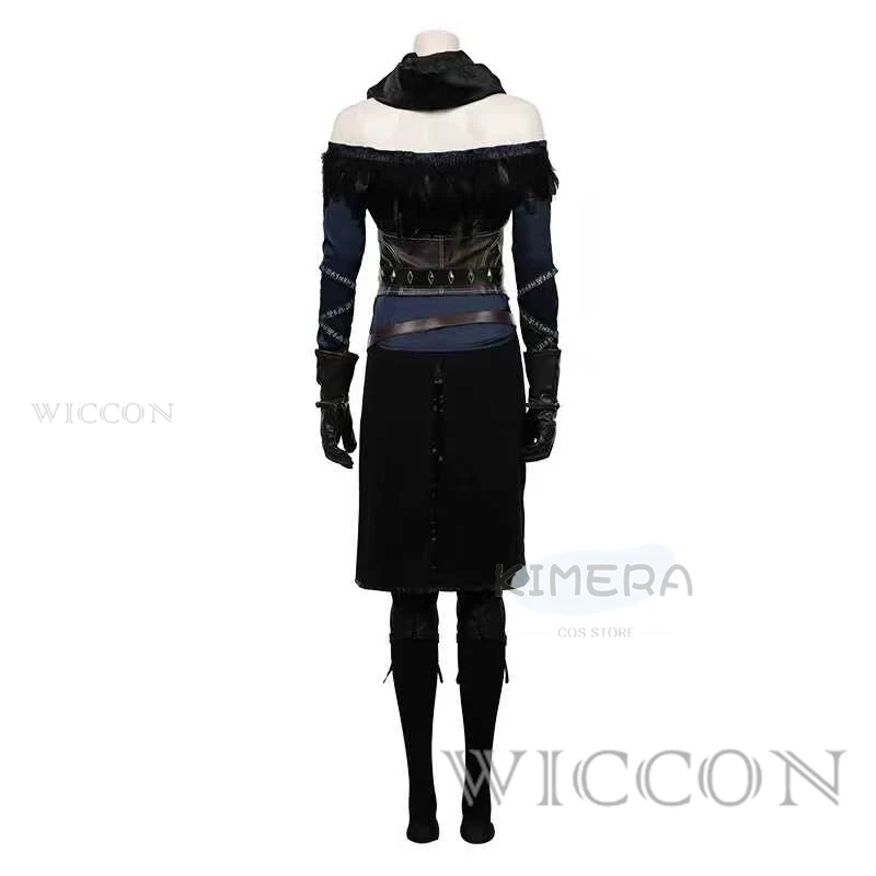 Witcher 3 Yennefer of Vengerberg Janka Jenny أزياء تنكرية لعبة الرسوم المتحركة للهالوين سراويل نسائية للبالغين بدلة Expo Outfit شعر مستعار