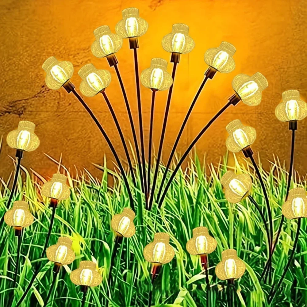 

1set Solar-Powered LED Lantern Ground Lights 27.56inch Solar-Powered LED Lamp Ground Lights For Elegant Outdoor Garden Decor