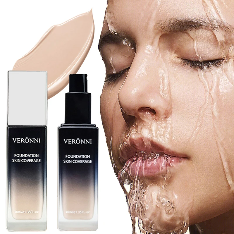 Podkład w płynie naturalnie kryje niedoskonałości, nie pozostawia szminki, krem do twarzy, podkład transparentny, ukrywa niedoskonałości.