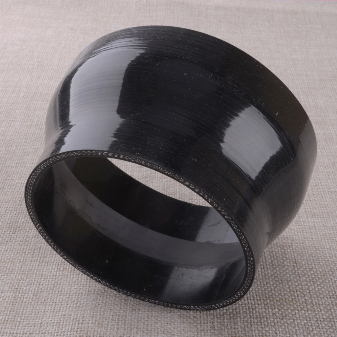 

Черный силиконовый переходник для шланга от 5 до 4 дюймов, 127–102 мм, прямой силиконовый переходник, турбозединитель, 3-слойная