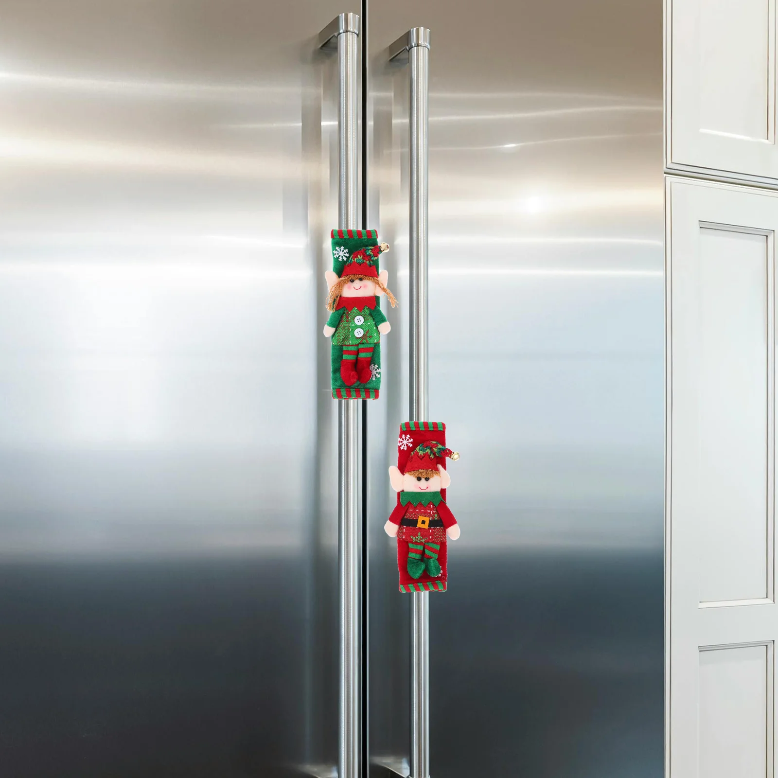 2Pcs Refrigerator Door Handle Covers Protective Sleeve for Kitchen Appliances Fridge Freezer Microwave Oven Dishwasher Door