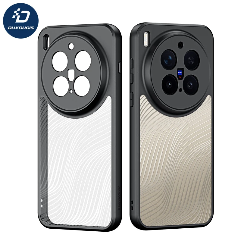 

For VIVO X300 Pro Case DUX DUCIS Aimo Series Drop Proof Anti-Fingerprint PC+TPU Transparent Matte Phone Cover