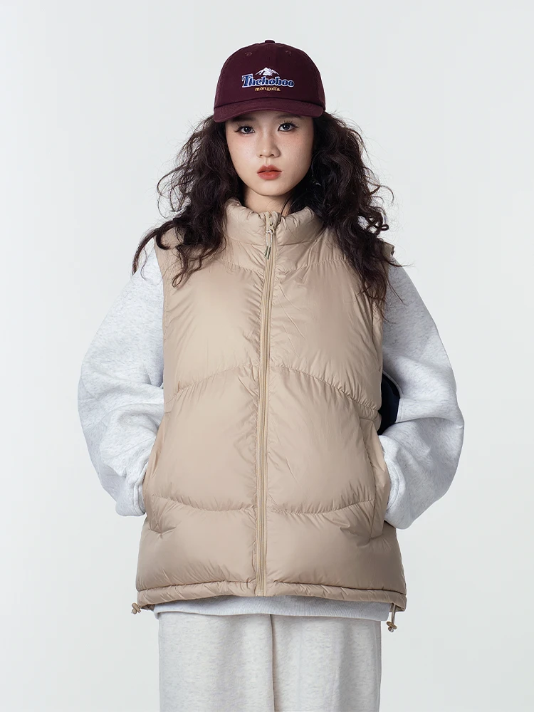 

Легкий пуховик ENHM Mountain Series, уличный женский и мужской жилет, осень-зима 2024, 90, белый пышный жилет с перьями Du, модный Ja...