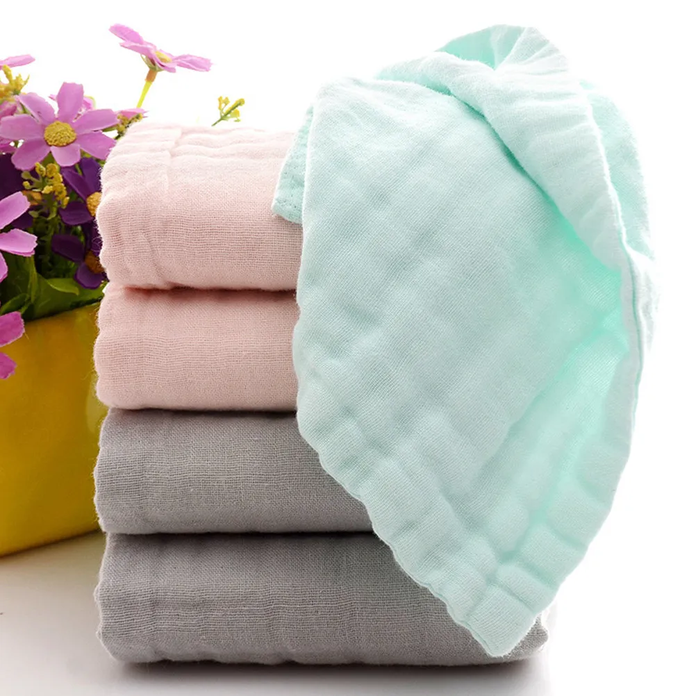 Baby Saliva Towel Pink High Quality Cotton Drooling Face Washing Towel Kids Kerchief Absorbent Supplies Kids Kerchief