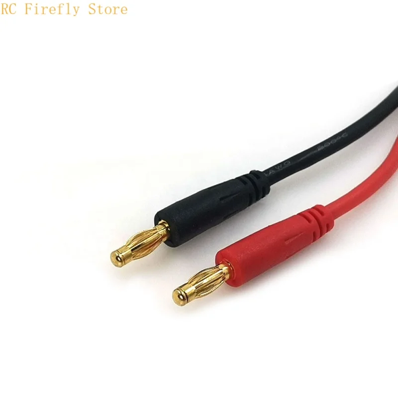 XT60 Female to 4mm Bullet Banana Connector XT60H Plug Charge Cable Adapter 20CM 12AWG Silicone Wire For RC Lipo Battery