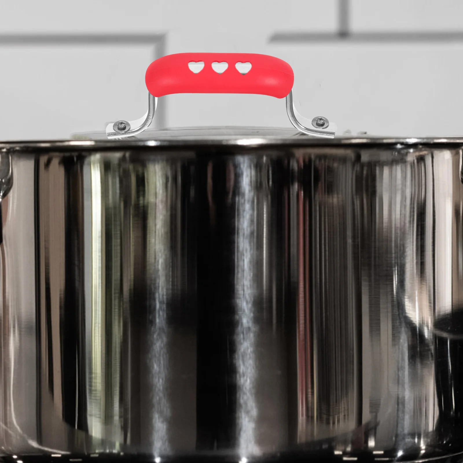 

12Pcs Pot Handle Covers Heat Resistant Kitchen Pan Handle Protective Covers Anti-Scald Lightweight Easy Install for Pots Pans