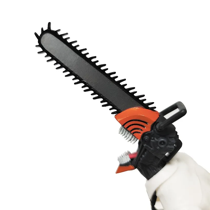 جديد أنيمي بالمنشار رجل دينجي دمية بشرية يجلس تمثال الكرتون سطح المكتب لعبة لغرفة النوم #4