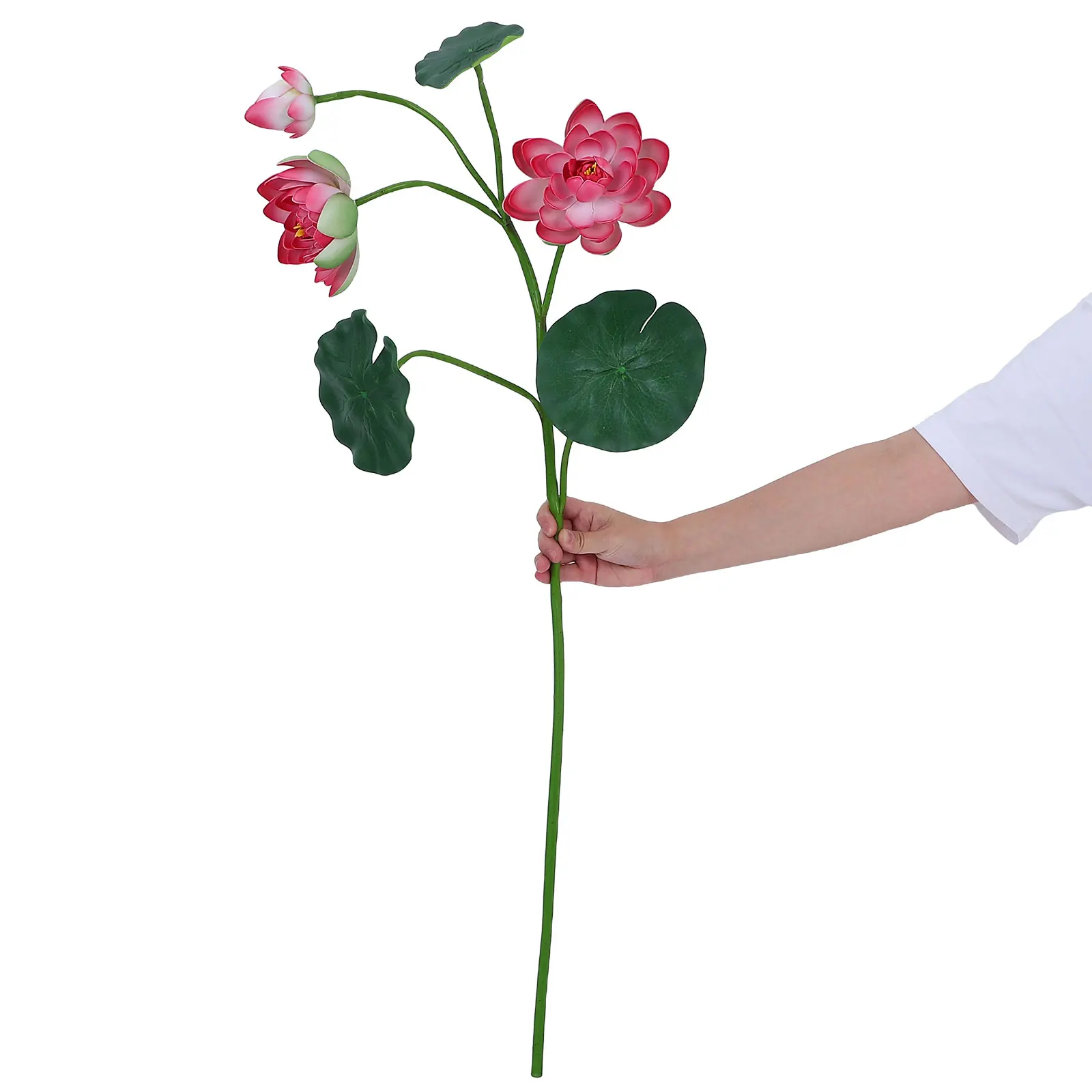 

Artificial Lotus Picks Realistic Faux Floral Arrangements For Wedding Home Decor Lightweight Portable