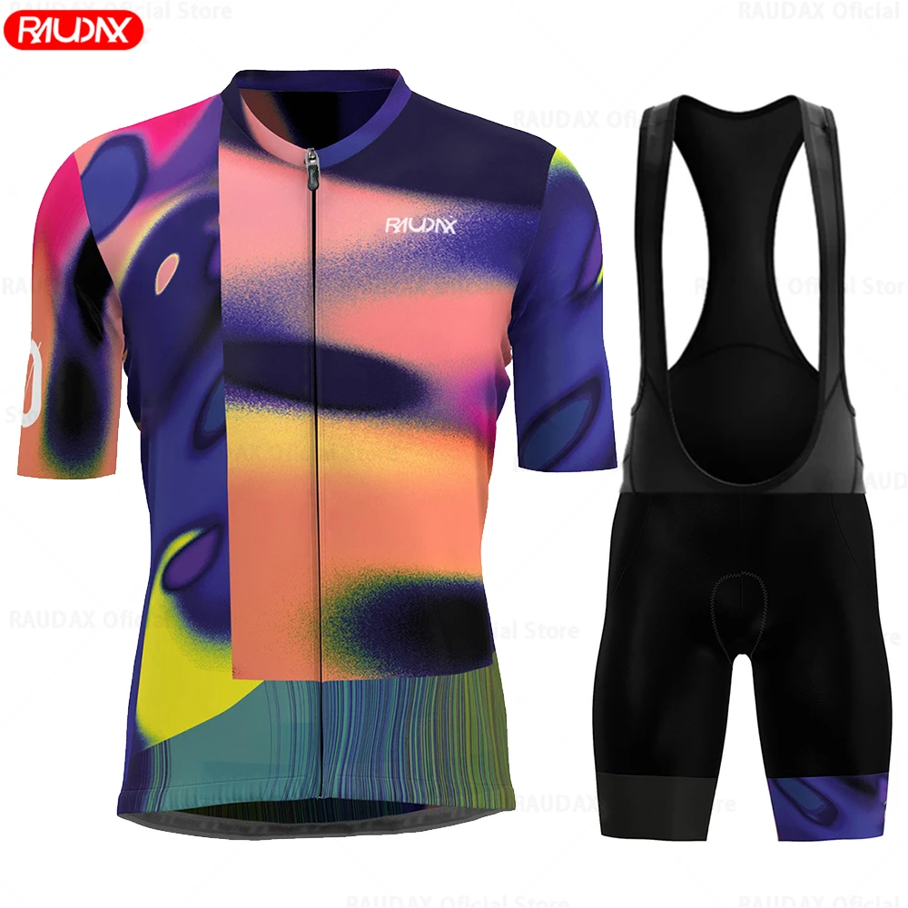 Gobikeful Raphaful Sport Team Cycling Clothing Breathable Short Sleeve Cycling set Mallot Ciclismo Hombre Verano Triathlon