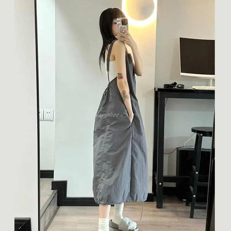 S/M/L Workwear Functional Style Drawstring Dress Backless Loose Strappy Barber Shop Work Clothes Gown Uniform Pet Grooming Wrap