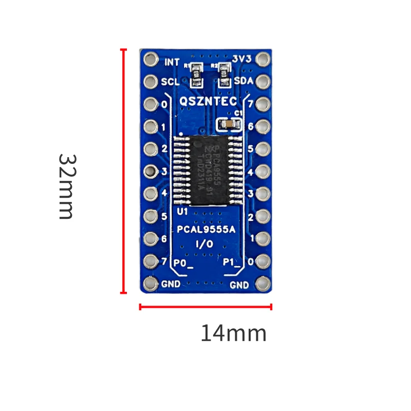 Модуль расширения ввода-вывода PCA9555, преобразование уровня GPIO 16-way non-MCP23017 PCF8575