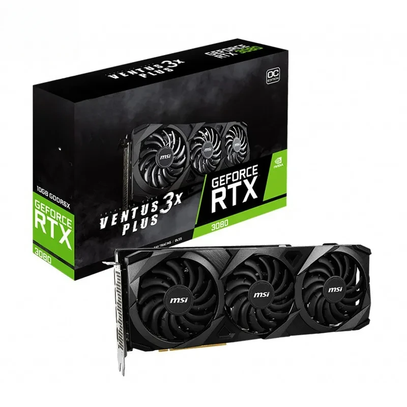 MSI Geforce RTX 3080 3X 10GB GDDR6X 320Bit Graphics Card Chip For Desktop Super Computer Gaming Graphic Cards