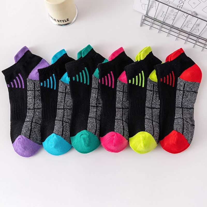 6/12 Paar neutrale, einfarbige Low-Top-Sportsocken für Frühling und Sommer, schweißabsorbierend, atmungsaktiv, bequem, für alle Jahreszeiten geeignet – Detail 12
