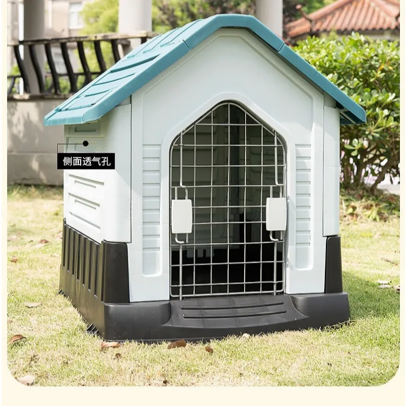 Dog house, universal house for all seasons, outdoor windproof, rainproof and warm dog cage