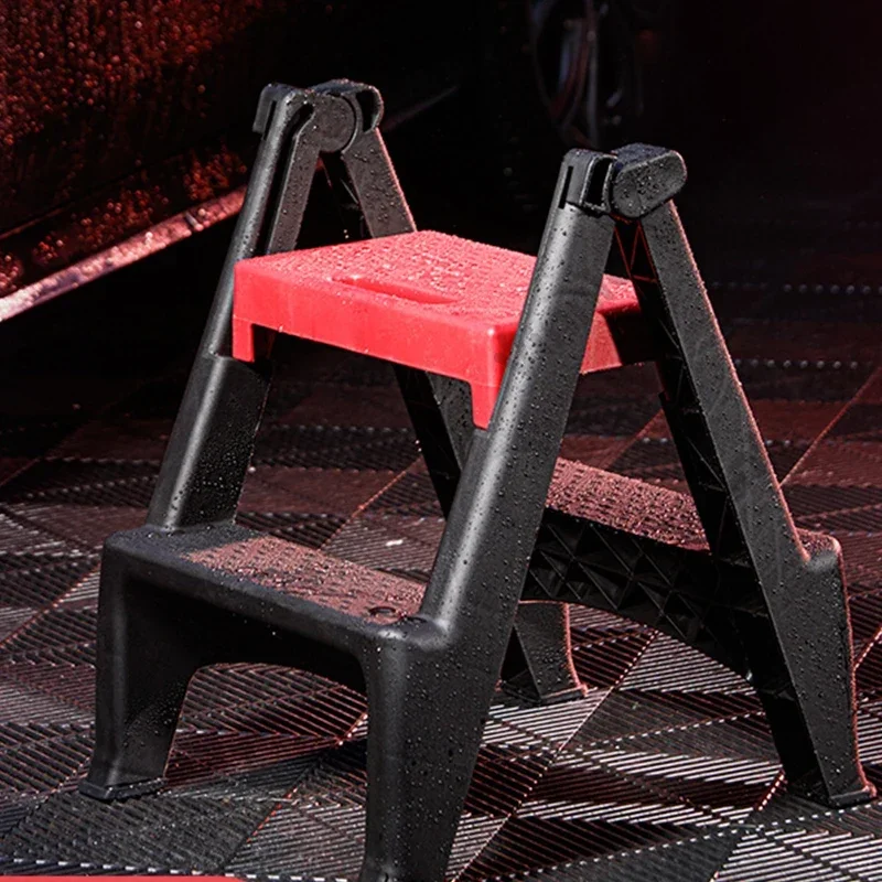 

Tool Car Washing Stool Two Step Stool Folding Ladder Chair Thickening Anti-skid High And Low Stool Lifting Tool