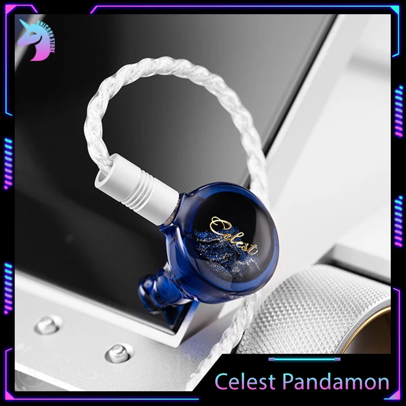 Kinera Celest Pandamon Earphone 10mm SPD Square Driver Planar In-Ear Custom IEMs Monitor 2pin 0.78 Cable Gaming Music Headphone