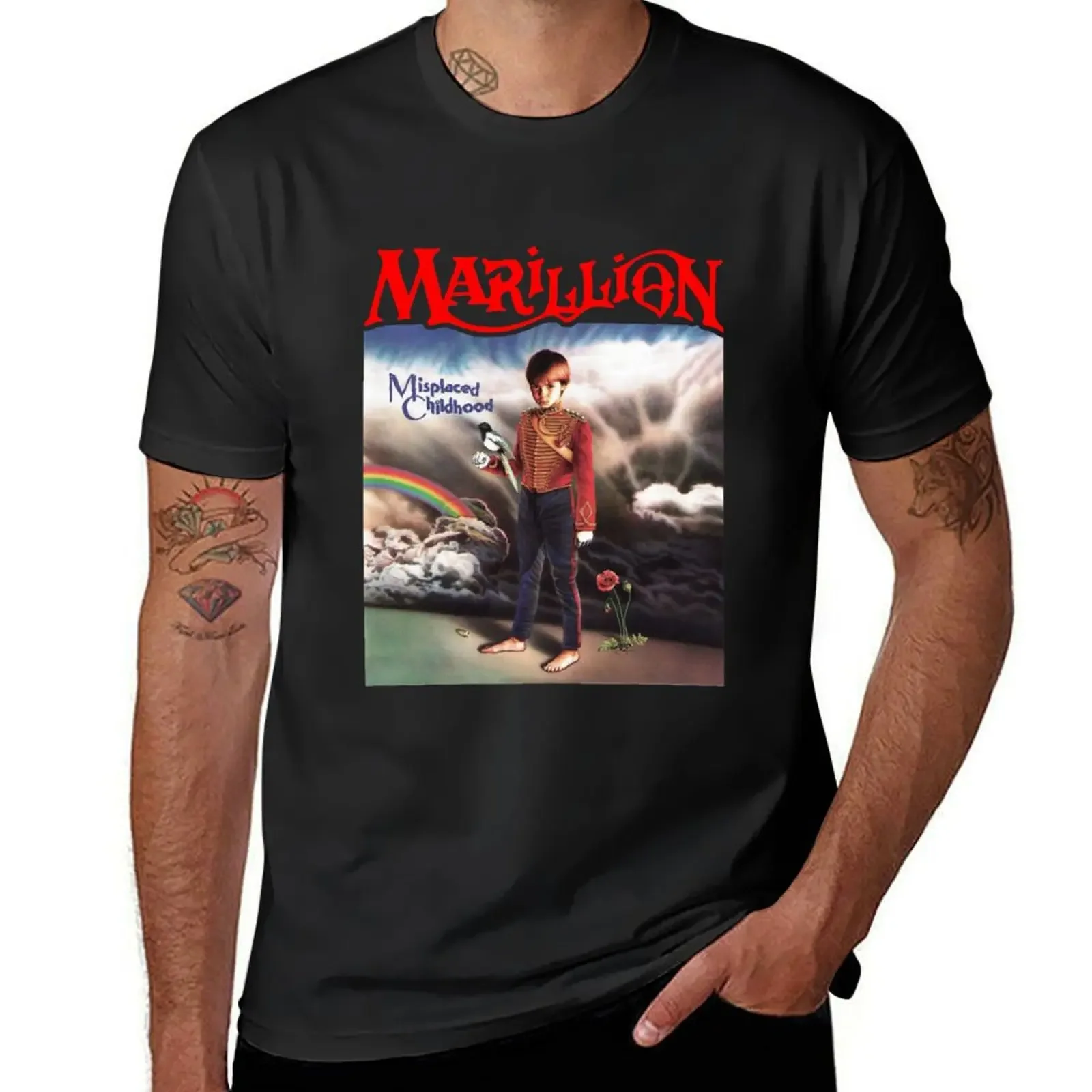 Misplaced Childhood - MARILLION BAND T-Shirt plus size tops shirts graphic tees black t shirts for men