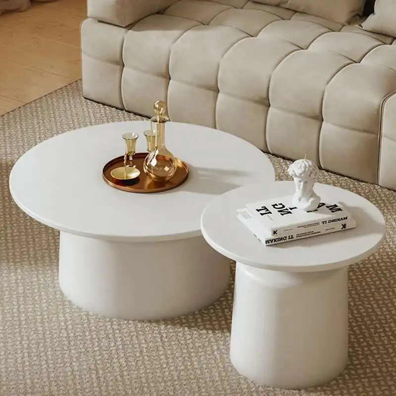 

Nordic Coffee Table Floor Mobile Living Room Side Mid Century Modern Round Table Center Mesa De Centro De Sala Garden Furniture
