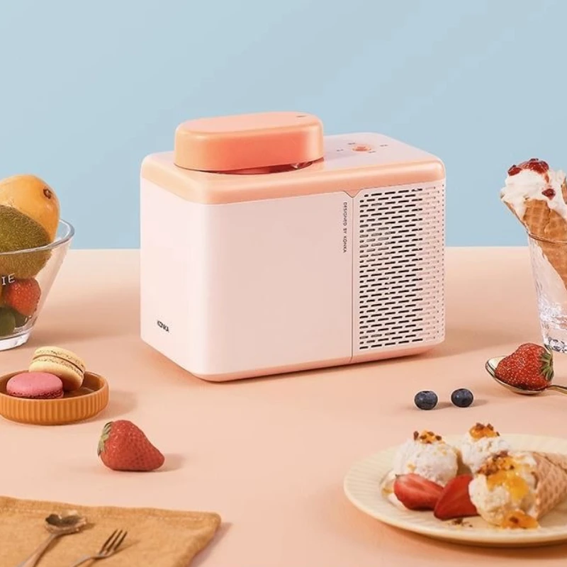 

Популярная машина для мороженого Konka, бытовая мини-автоматическая машина для фруктовых шишек, маленькая домашняя машина для мороженого, мороженого