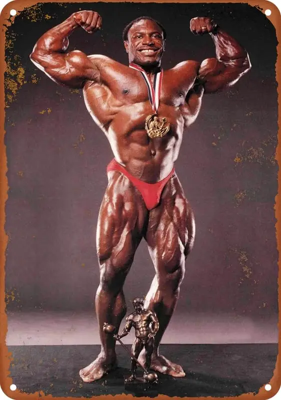 Haney Mr. Olympia Poster Vintage Metal Tin Sign Aluminum Sign Living Room Kitchen Bar Cafe 8X12 Inch