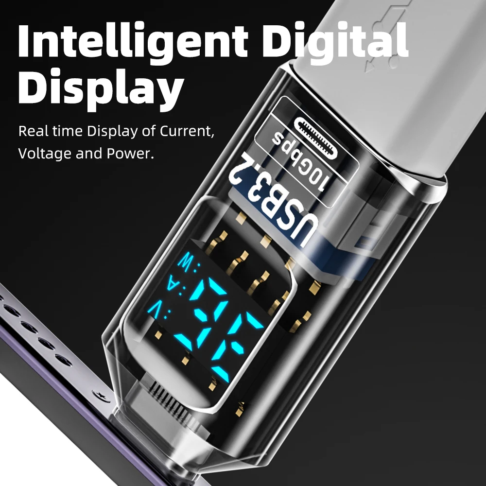 10Gbps USB 3.2 Digital Display Adapter USB Male to Type C Female Converter Fast Charge Data Transafer Adapter For Laptop iPhone
