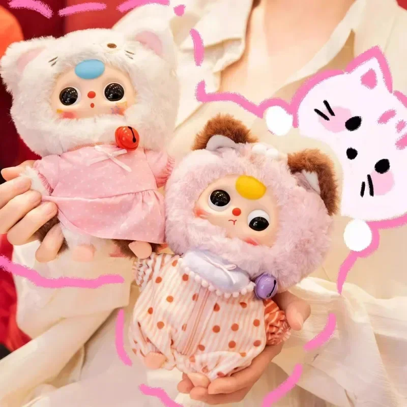 

Baby Three Kitten Wardrobe Series Blind Box Vinyl Doll Sweet Cute Backpack Pendant Decor Doll Collection Model Creative Gifts