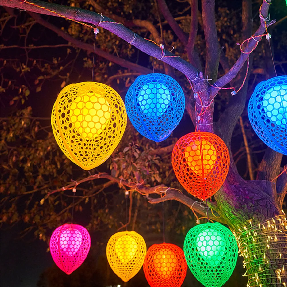 Halloween Decorations Lighted Outdoor Garden LED Hanging Glowing Christmas Decor Hanging Lights String For Tree Garden Patio