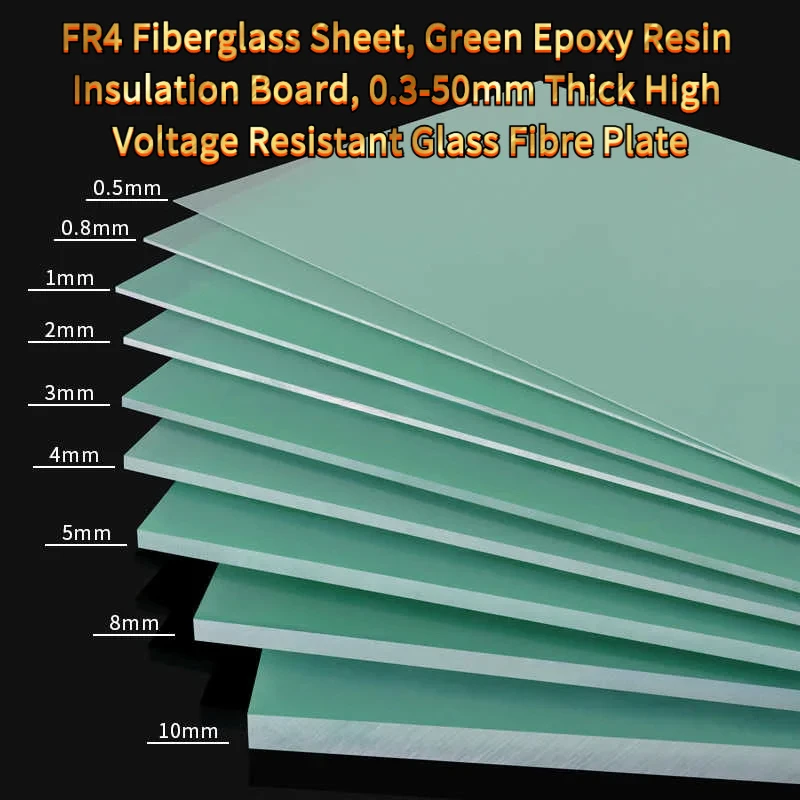 3240 FR4 Fiberglass Sheet Green Epoxy Plate Epoxy Resin Insulation Board Glass Fibre Thick 0.3/0.5/0.8/1/1.5/2/3/4/5/6/8-50mm
