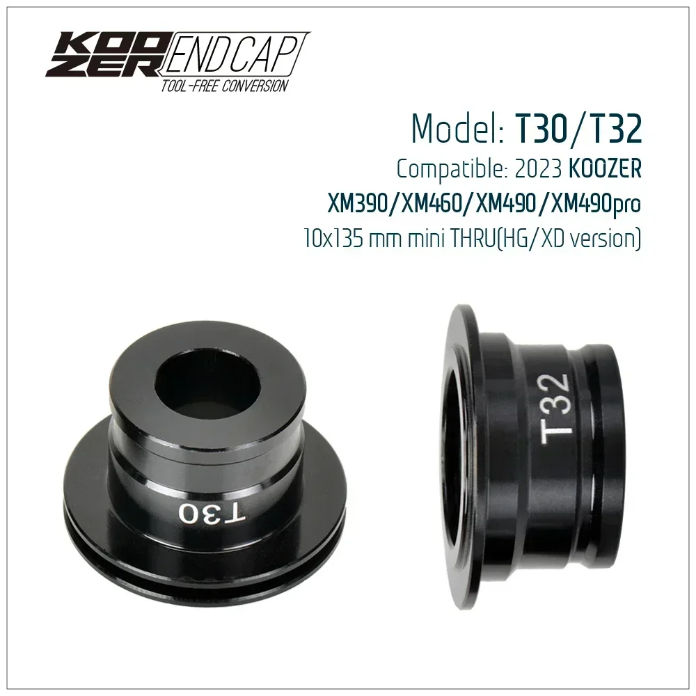 Koozer Bicycle Hub Endcap Adapter XM490 460 450for 5x100 9x100 10x135 QR 15x100 12x142mm THRU 12x135 110*148 Bicycle Accessories - Image 3