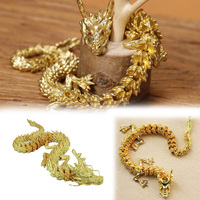 Golden Dragon Dragon Jewelry Craft Decoration Creative Gifts for Children Desktop Craftsmanship Office Desktop Craft Accessories