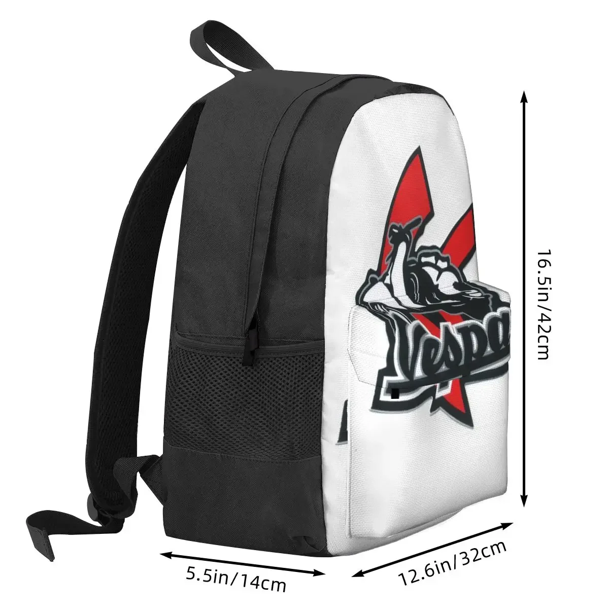 Vespa Logo Backpacks Boys Girls Bookbag Students School Bags Cartoon Kids Rucksack Travel Rucksack Shoulder Bag Large Capacity