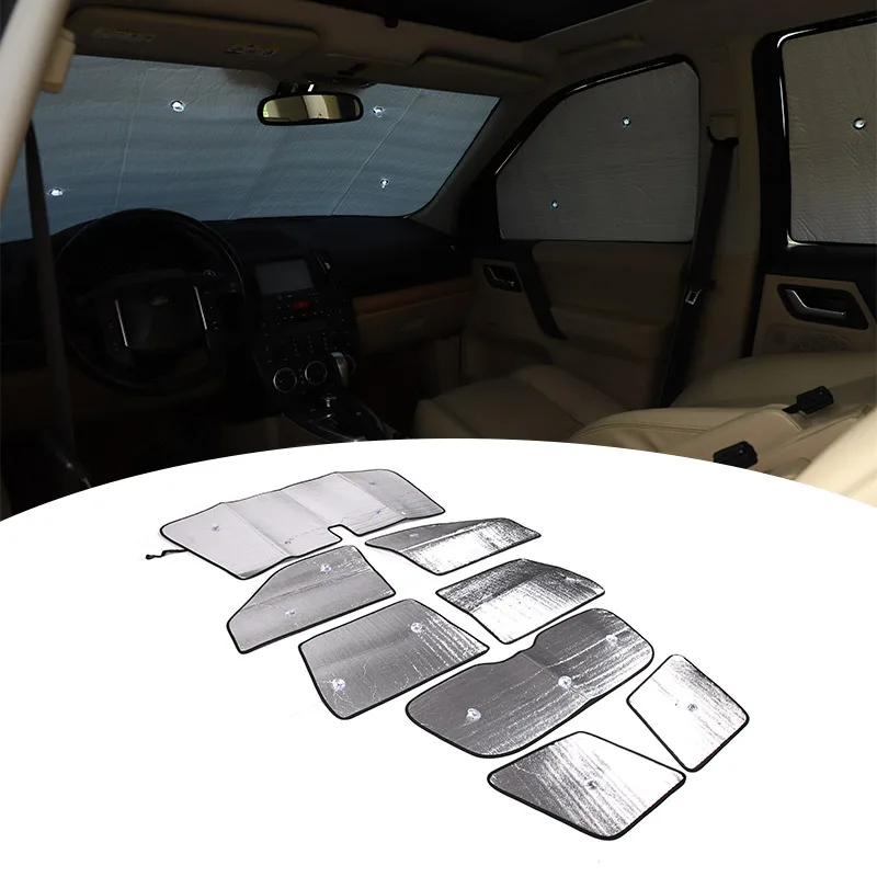 For Land Rover Freelander 2 2007-2015 Car Curtain Anti-UV Window Sun Visor Windshield Sunshade Cover Insulation Pad