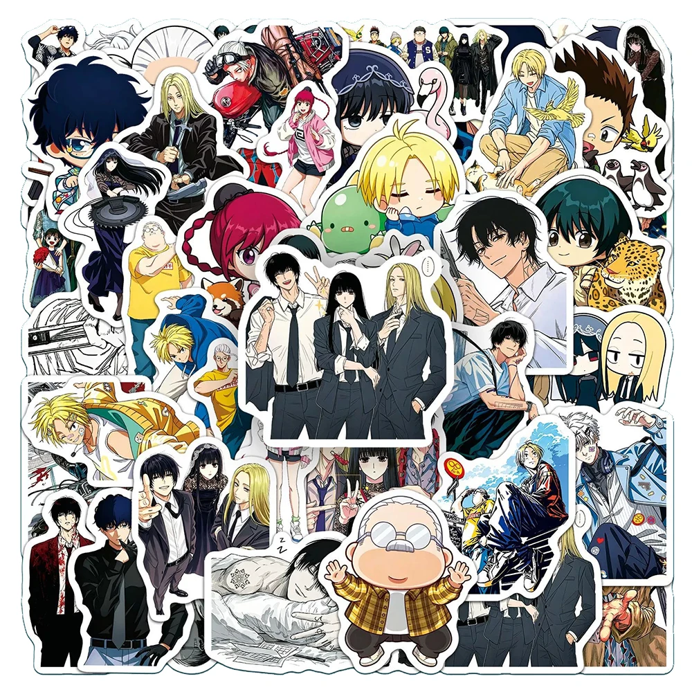 10/30/50pcs Anime SAKAMOTO DAYS Stickers Cool Taro Sakamoto Decals DIY Notebook Suitcase Helmet Asakura Shin Cartoon Sticker Toy