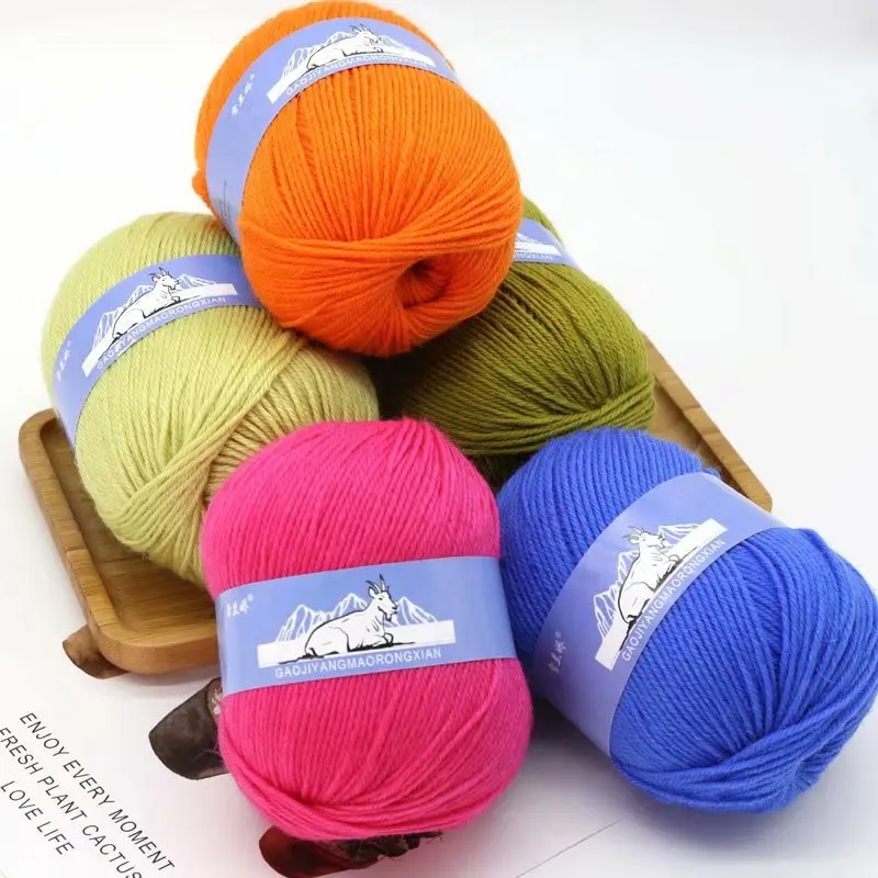 100gram 100% Wool Yarn For Hand Knitting Medium-Fine Soft Crochet Merino Lanas Threads Autumn Winter Sweater Scarf