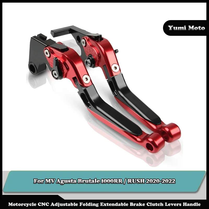 

Motorcycle Folding Adjustable Brake Clutch Levers Handlebar For MV Agusta Brutale 1000RR / RUSH 2020-2022