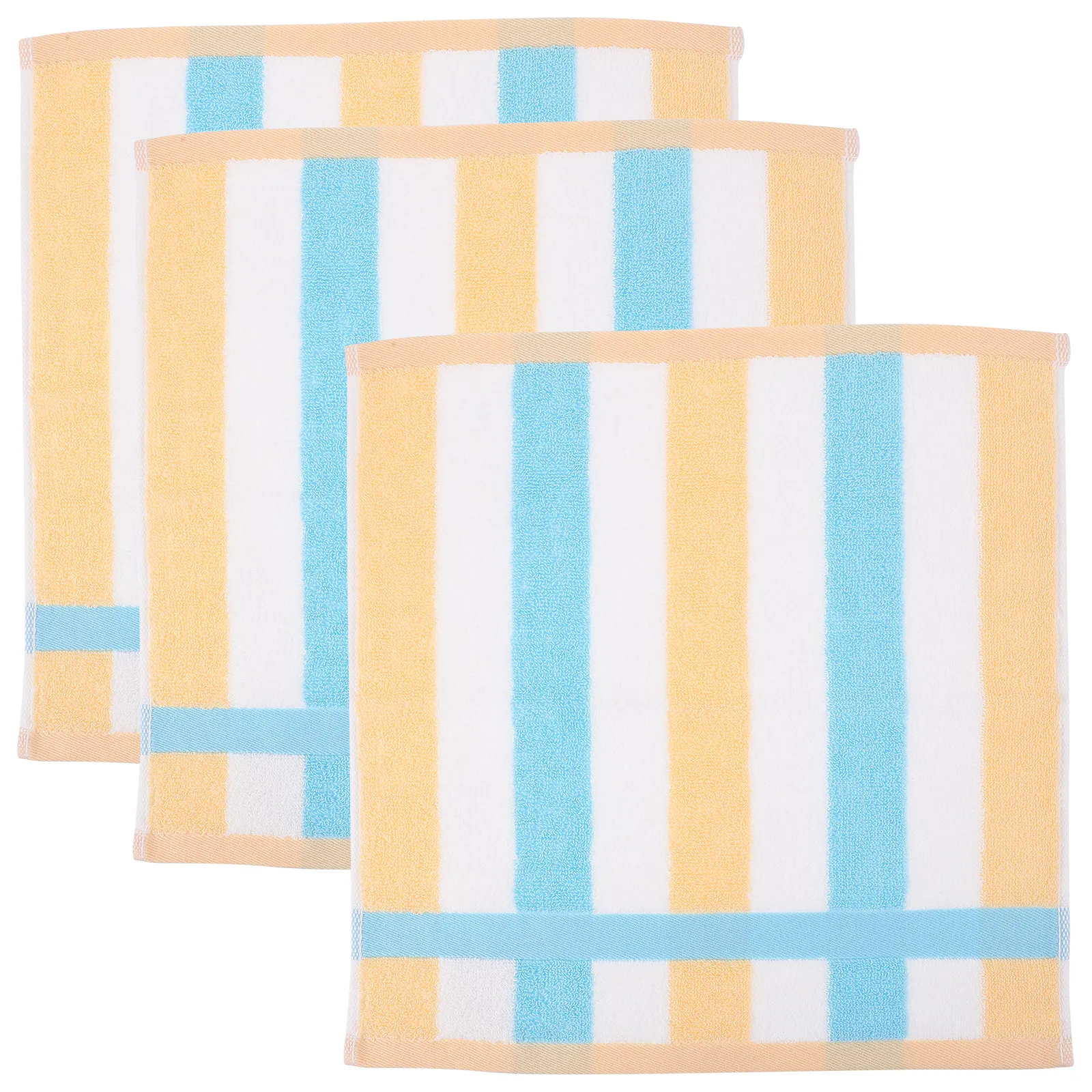 

3Pcs Pure Cotton Children Towels Set Super Absorbent Quick Dry Bath Sheet Face Towels Soft Breathable Washcloths for Bathroom