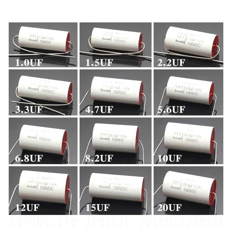 2PCS Original imported Bevenbi Poleless Capacitor MKP Polypropylene Speaker Divider Fever Capacitor mkpa-c 100V 250V 400V