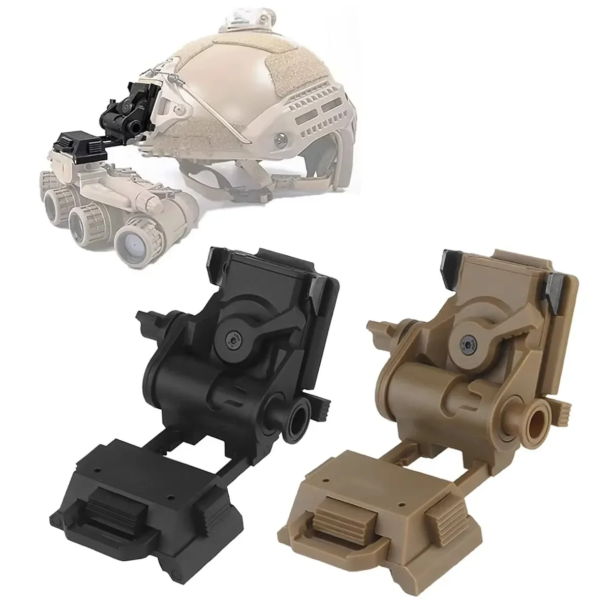 

Складное нейлоновое крепление NVG для шлемов в стиле PVS15 PVS18 PGPNVG18 — держатель тактических очков для страйкбола для тренировочного дисплея