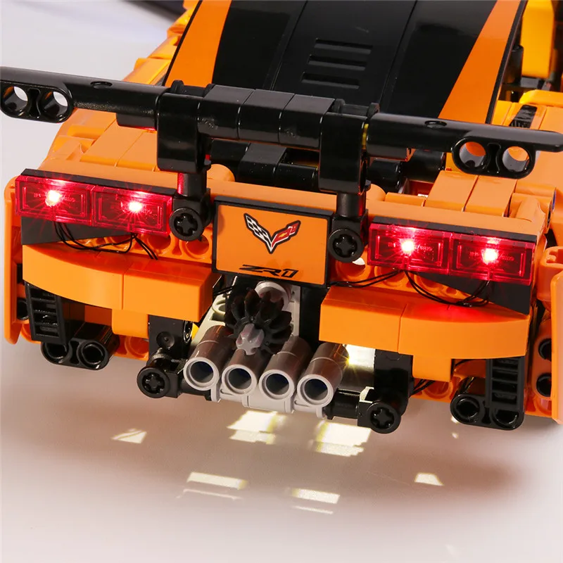 DIY LED Light Kit For LEGO 42093 Technical Speed Super Hypercar  (Only LED Light,Without Blocks Model)