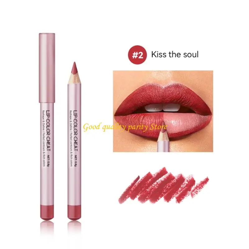 M4ya Matte Matte Lipstick Liner Pastes Waterproof Liner Liner Pencil Labbro Taghi