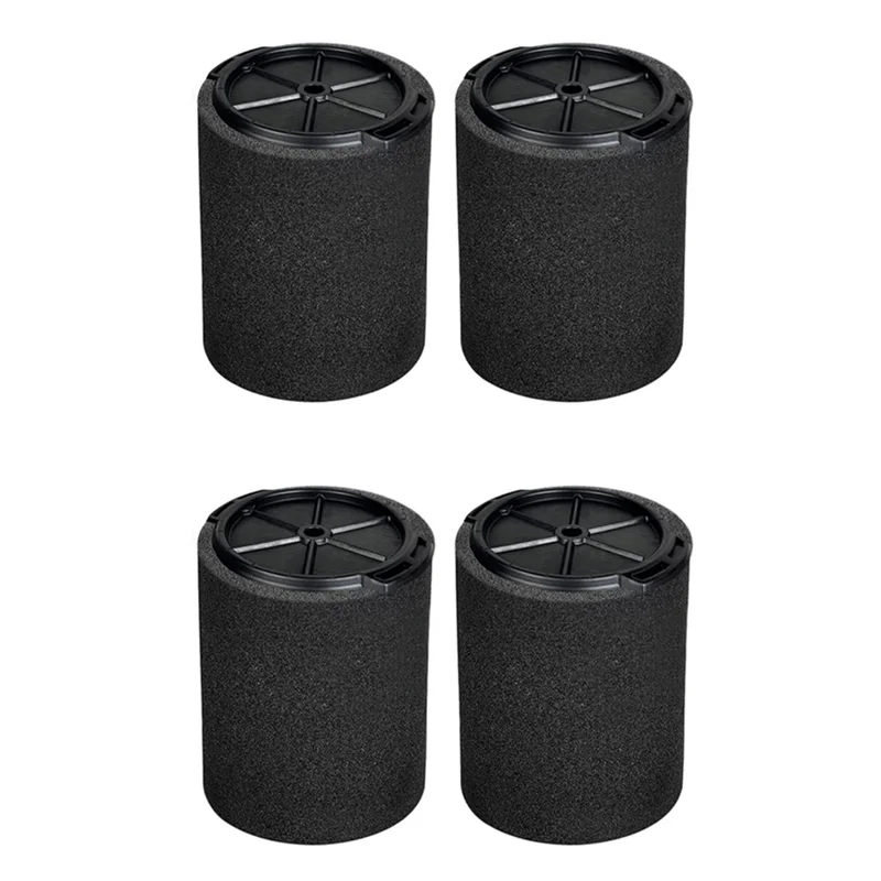 

AS94-4Pcs VF7000 Фильтр для влажного пылесоса, совместимый с пылесосами Ridgid 5-20 галлонов для влажной/сухой уборки, сменный пенопластовый влажный фильтр