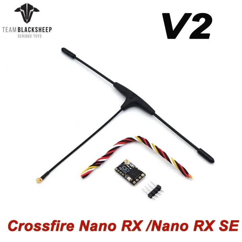 

Оригинальный приемник TBS CROSSFIRE NANO RX PRO /SE, мощность 500 МВт, 915 МГц, радиосистема дальнего действия 50 км для радиоуправляемого дрона