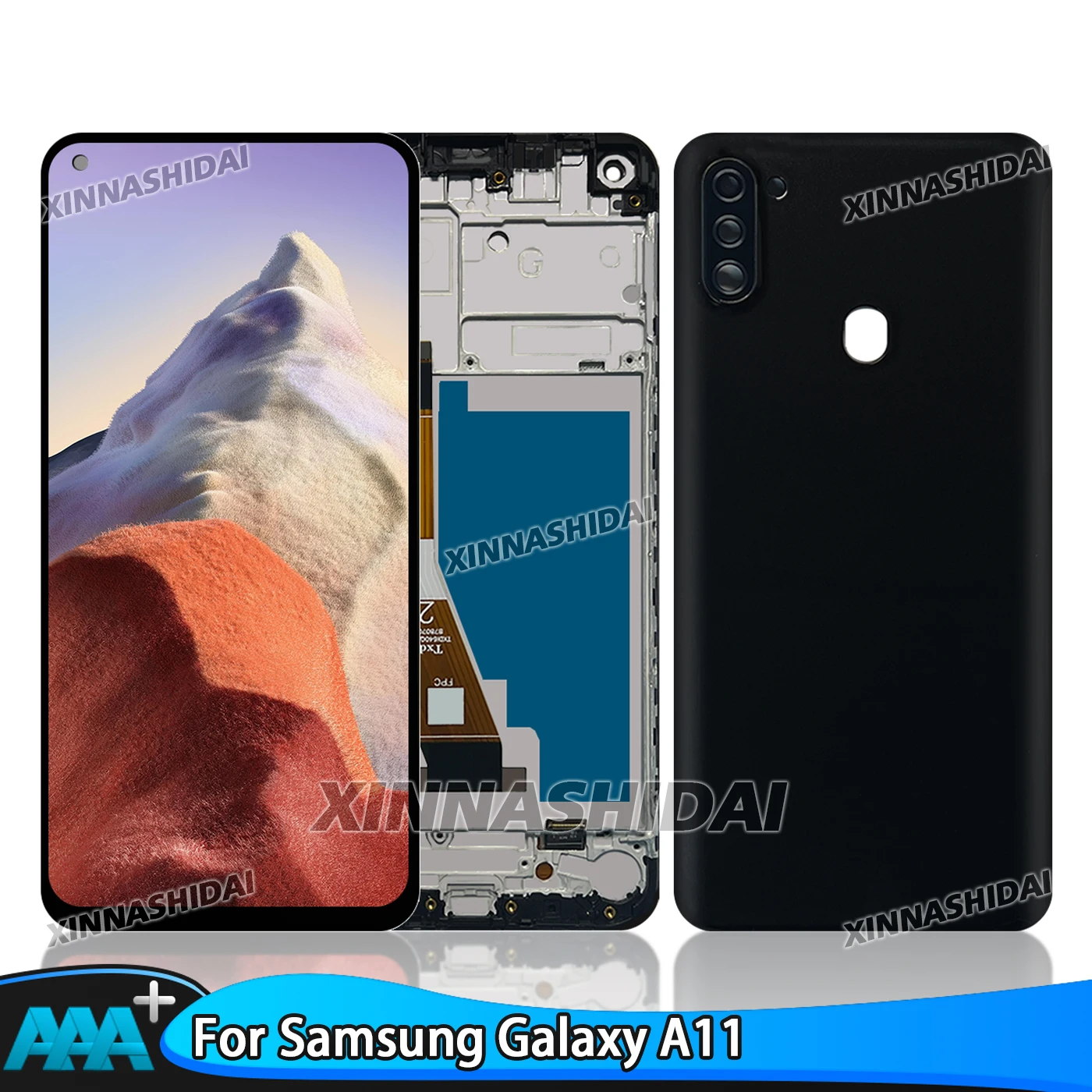 100-testado-para-samsung-galaxy-a11-display-lcd-digitador-da-tela-de-toque-para-samsung-com-moldura-tampa-da-bateria