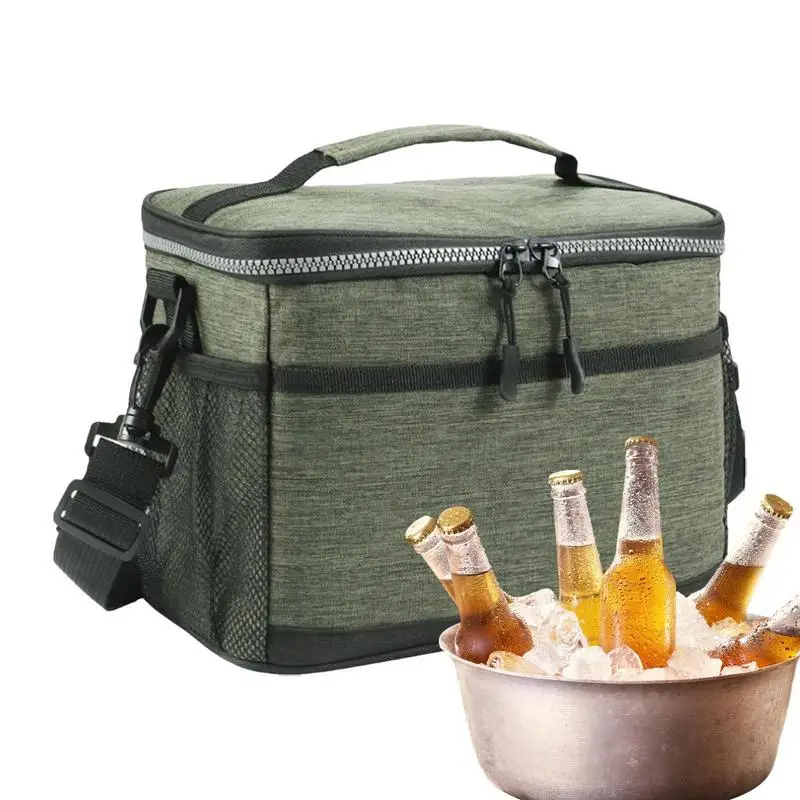 

Insulated Lunch Bag Leakproof Insulated Cold Ice Bag Adult Lunch Container Refrigerated Lunch Bag with Adjustable Shoulder Strap