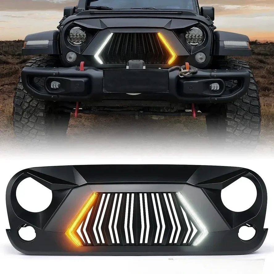 Suitable for 07-17 Jeep JEEP Wrangler China Net JK Wrangler front face, modified China Net JK front grille