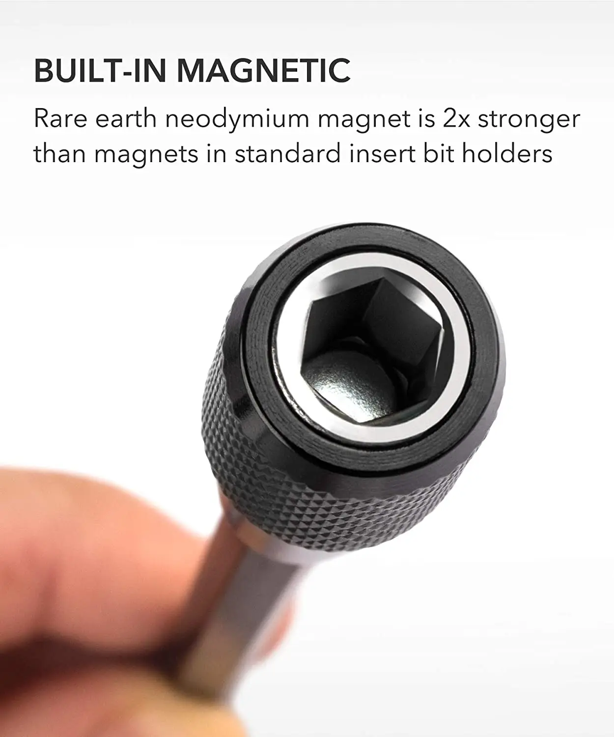 3 Chiếc 1/4 Inch Chuôi Lục Giác Phát Hành Nhanh Thanh Ổ Cắm Vít Giá Đỡ Từ Nối Dài Chuck Bộ Adapter Loại Hạt Mũi Khoan người Lái Xe