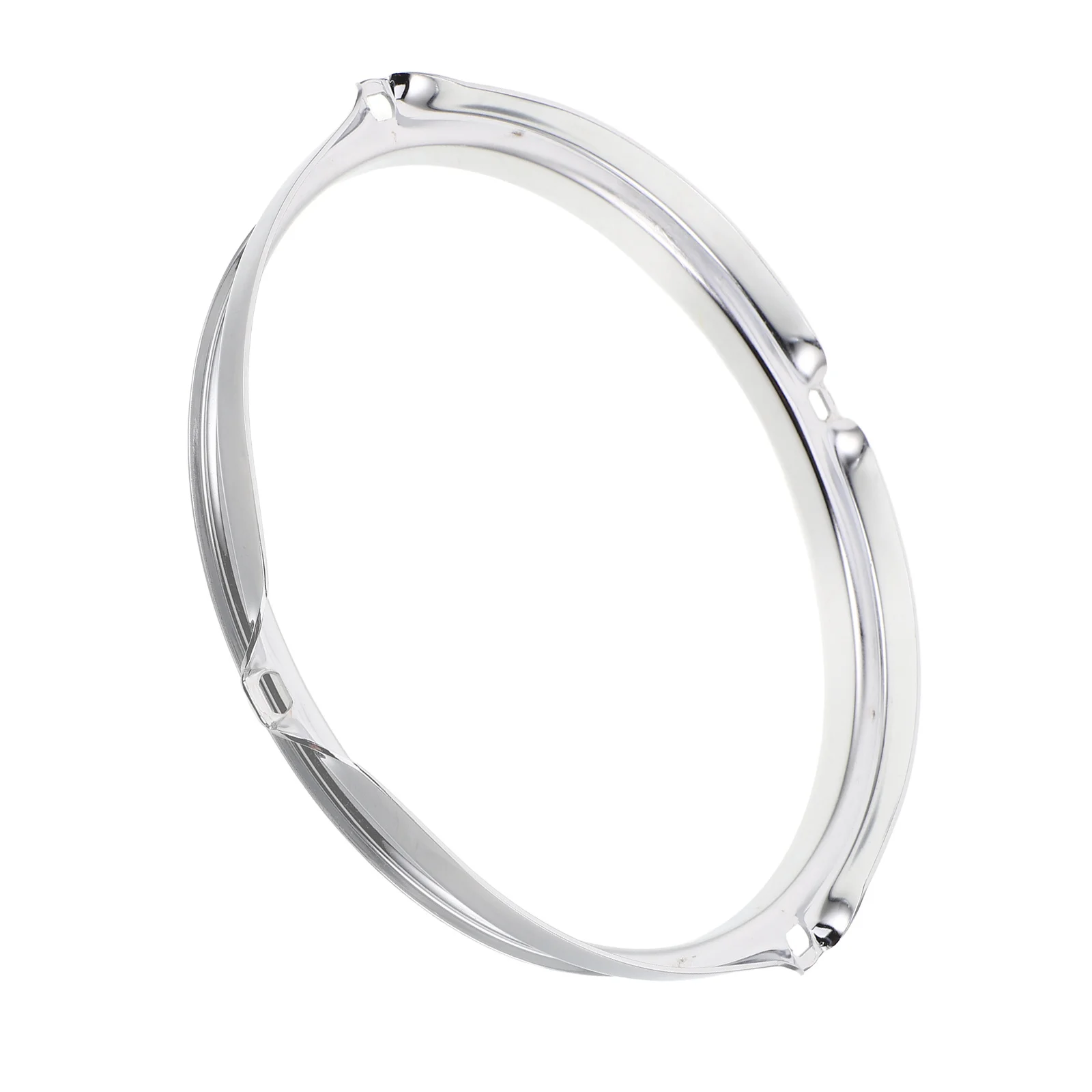 

8 Inch Black Drum Hoop 4-Hole Fit For Bass Tom Snare Percussion Instruments Enhanced Sound Durable Replacement Jazz Drum