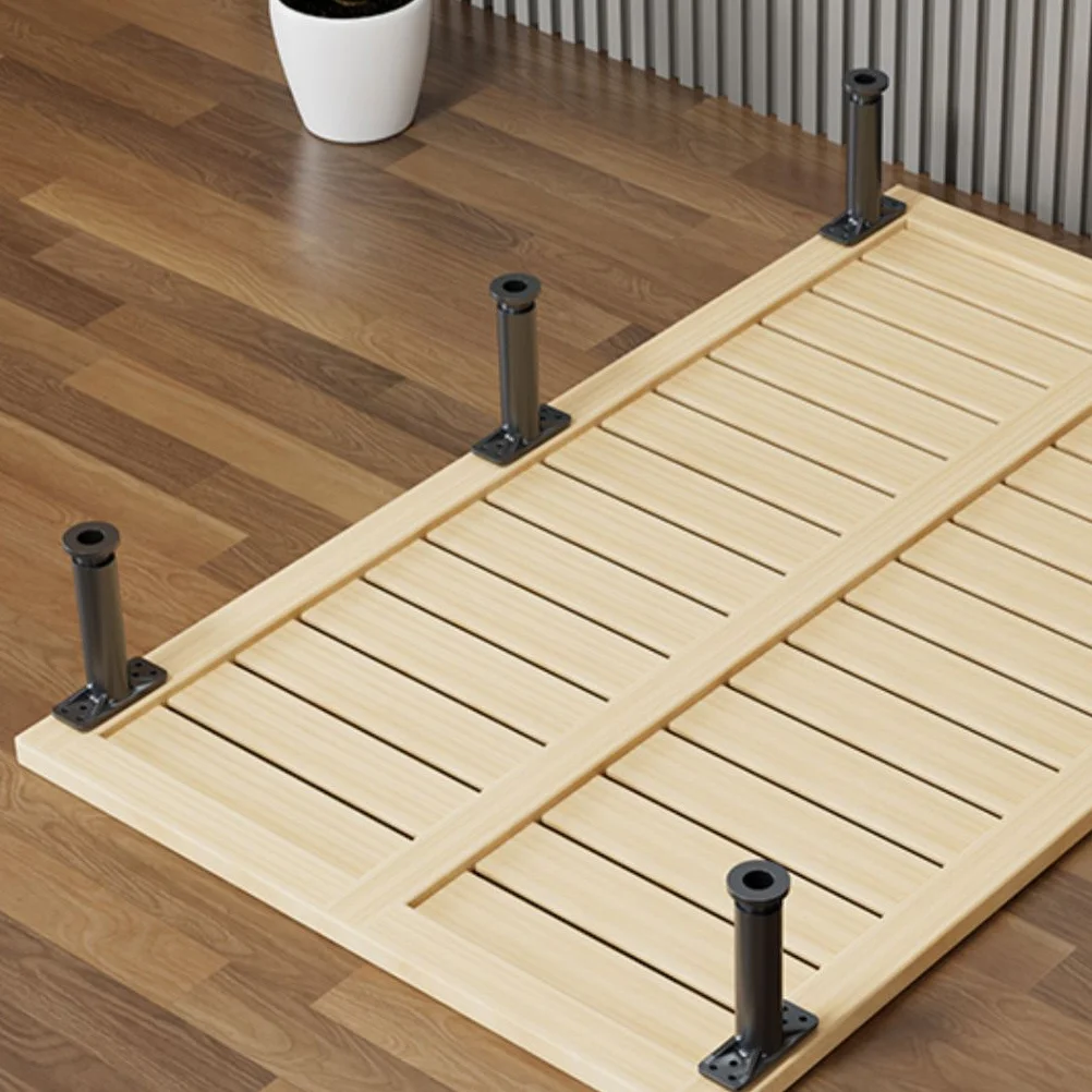 

2Pcs Bed Frame Support Leg Adjustable 5.89-9.84in Robust Center Support for Furniture Stability Non Slip Floor Protection