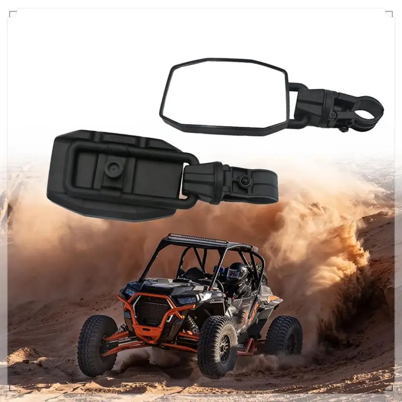 

1 пара зеркал заднего вида для мотокросса ATV/UTV, зеркало заднего вида 1,5/2 дюйма, универсальное боковое зеркало